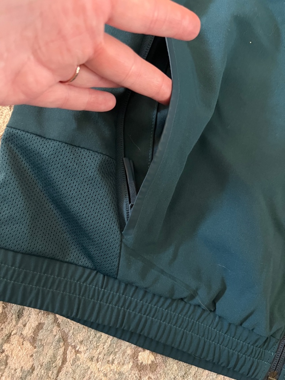 Figs Men's Teal Technical Collection Bomber Jacket - Picture 3 of 9